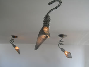 Be used as wall lights and modern ceiling light. In a bathroom, living room or foyer, install these lights on either side of a mirror for a shadow-free and even illumination.